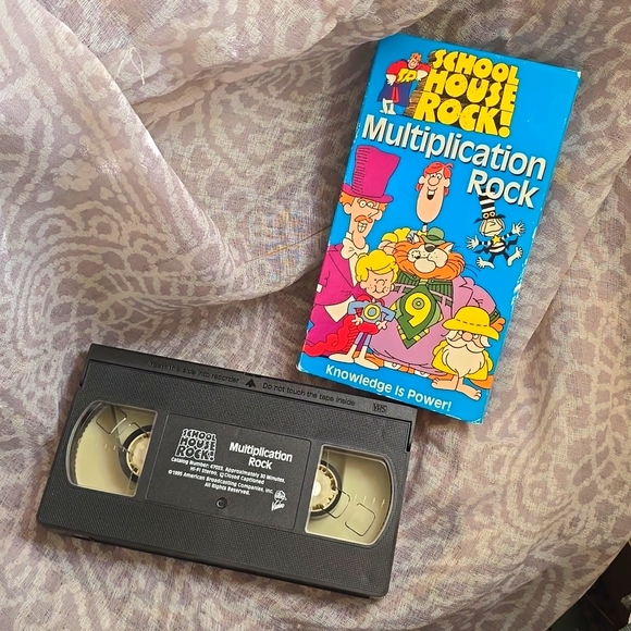 Vintage | Other | School House Rock Vhs Multiplication Rock Math Video ...